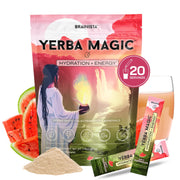 Yerba Magic hydration-energy watermelon box for gym days and on-the-go hydration.