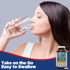 Yerba Prima calcium visual supporting smooth bowel movements.