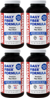 Yerba Prima Daily Fiber Powder tub for daily digestive support.