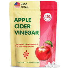 Yerhove Apple Cider Vinegar capsules bottle with 5000mg potency