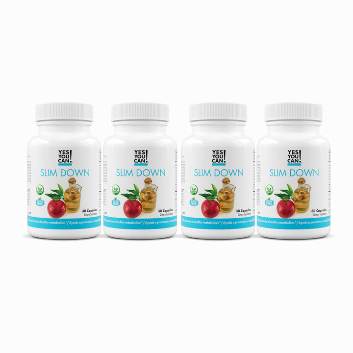 Yes You Can Slim Down bottle with capsules for daily appetite support.
