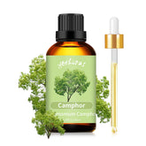 Yethious camphor essential oil for diffuser setup, enhances room aroma and focus.
