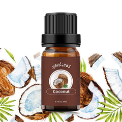 Yethious Coconut Essential Oil bottle for diffuser with calming aroma and pure quality