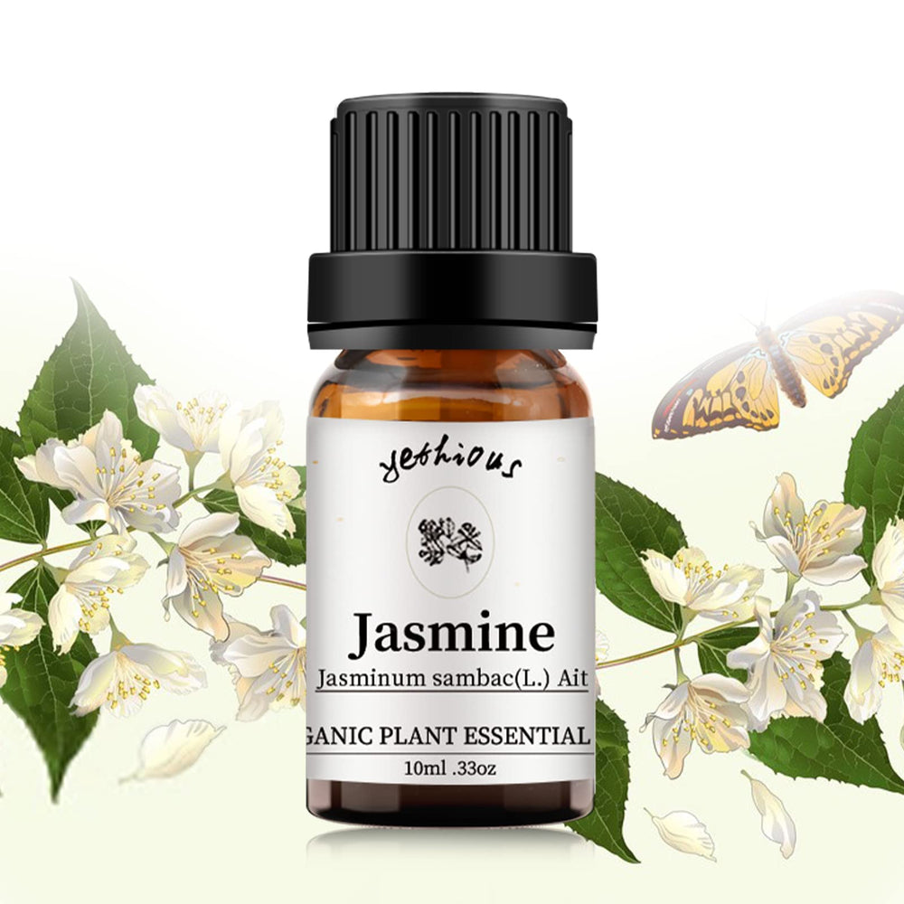 Yethious Jasmine Oil for Diffuser delivers a delicate floral aroma in your room.