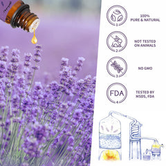 Yethious Lavender Oil in a soothing bath-time routine.