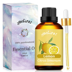 Yethious lemon essential oil diffusing to freshen a living room.