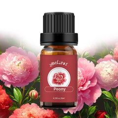Yethious Peony essential oil bottle ready for diffuser use and skin care routines.