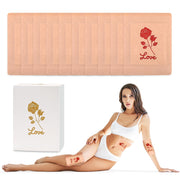 YEXIAOBOY castor oil pack wrap applied over the liver area for comfort