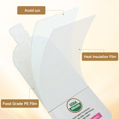 YEXIAOBOY organic cotton wrap providing soft, breathable coverage.