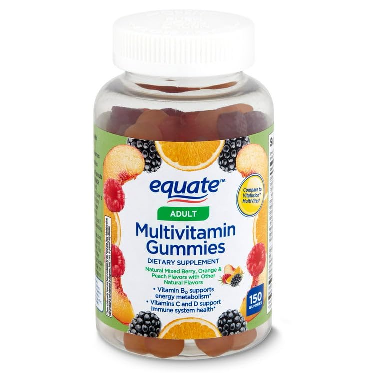YHN multivitamin gummies bottle for immune support, convenient daily supplement.