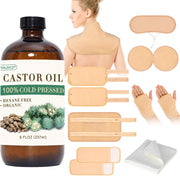YHOVID castor oil pack liver wrap shows soothing heat for a comfortable liver-area routine