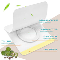 YHOVID patch packaging highlights single-use hygienic design and convenience.