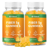 Yidout Fiber Gummies pineapple bottle for daily gut support and tasty flavor