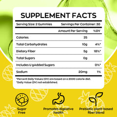 Yidout probiotic blend label on bottle emphasizing gut-friendly ingredients