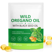 YIEEGCM Wild Oregano Oil softgels bottle, easy daily vitality support.