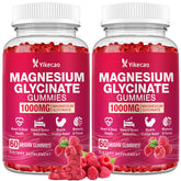 Yikecao Magnesium Glycinate Gummies bottle front, 120 count, for daily use.