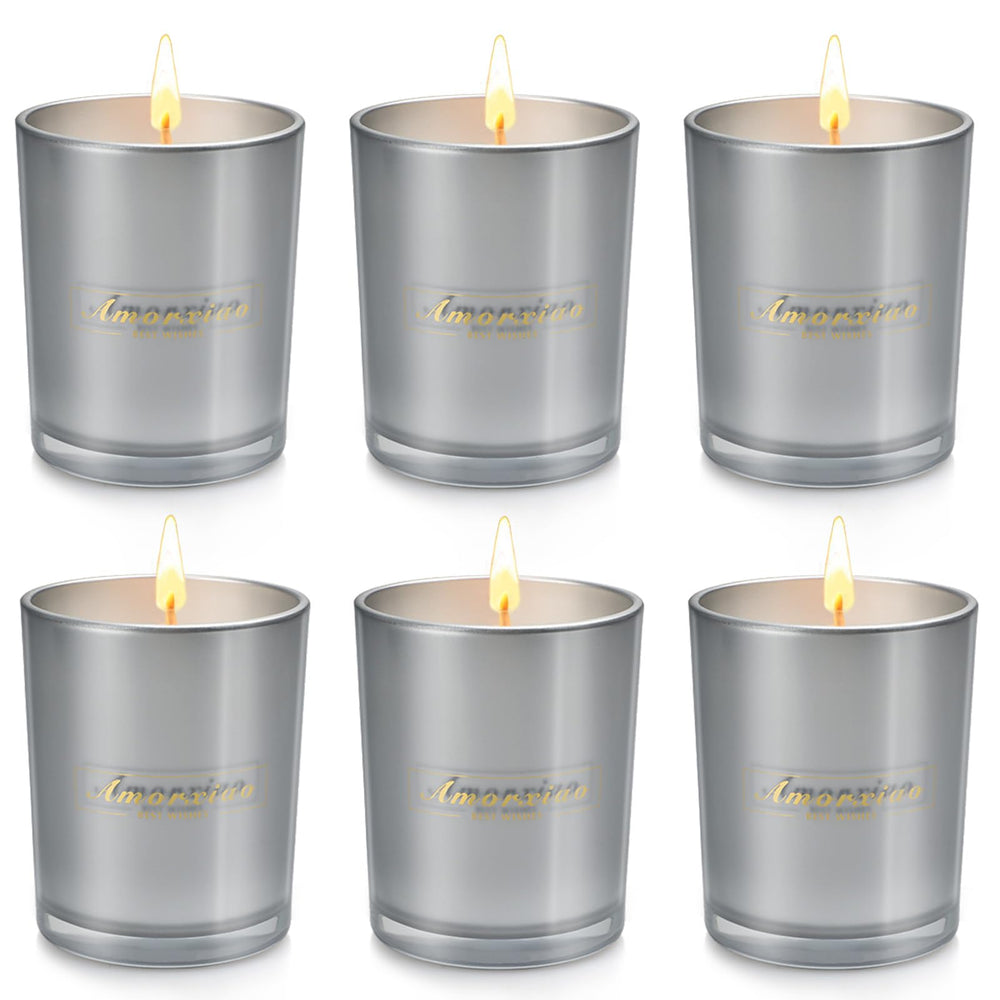 Yinuo Candle 6-pack gift set packaging, ideal for gifting and cozy home ambiance.
