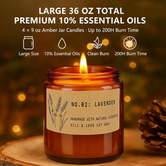 YINUO LIGHT amber-sandalwood jar candle for cozy evenings.