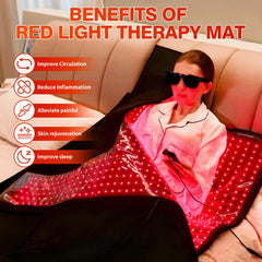 YIPFREE blanket demonstrates dimmed ambient lights for relaxing recovery sessions