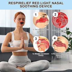 YKeluxon dry nose comfort light therapy aiding nasal moisture and comfort.