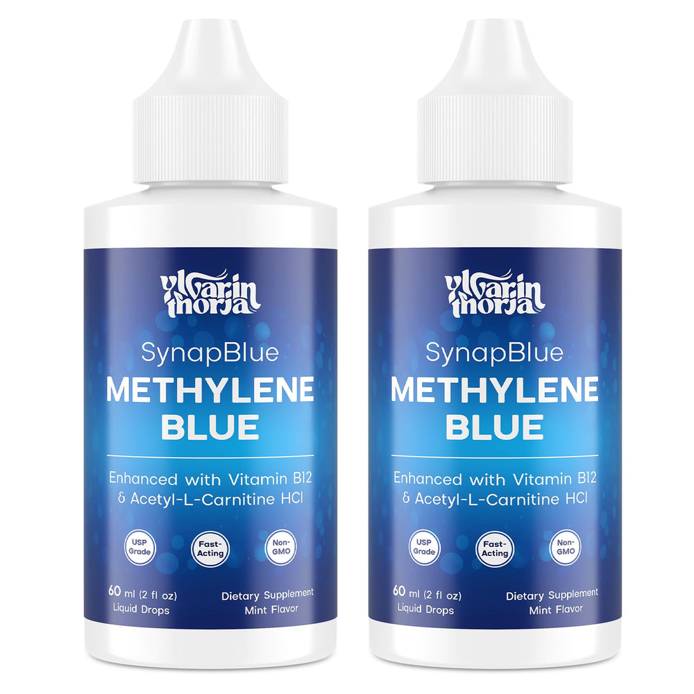 YLVARIN THORIA methylene blue drops bottle for easy daily mental clarity