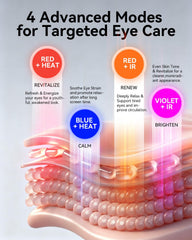 YNTU heated eye mask red and infrared combo mode for enhanced relaxation