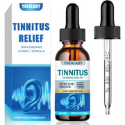 YOEALABY tinnitus relief bottle pour for easy, quick-use drops.