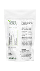 YOGIS HERBS Naval Seed Powder packaging highlights purity and quality