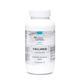 YOGIS HERBS Vallarai capsules bottle front for cognitive support with Centella Asiatica.