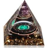 Yogmudra 12 Zodiac Orgone Pyramid Cancer, a protective energy focal point for mindful spaces