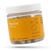 Yoli Resolve front packaging showing product and benefits