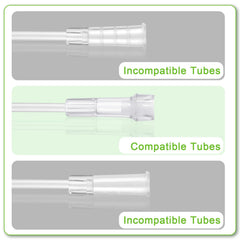 YONCOZY tubing connection shown for quick, easy installation.