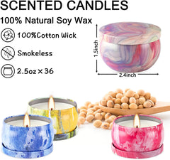 YOROXRG candle set with diverse fragrance varieties for moods.