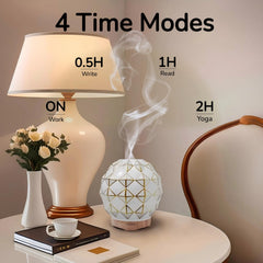 YOUENKITY remote control diffuser for easy mist and light adjustments from across the room