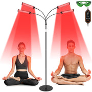 Youjoitim 4-head red light therapy with stand delivers even full-body coverage.