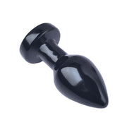 YOUNAIERZX obsidian wand close-up with teardrop shape for focused meditation.