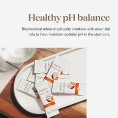Young Living AlkaLime lemon-lime flavor visual suggesting fresh taste.