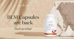 BLM Capsules packaging box shown for a convenient wellness routine
