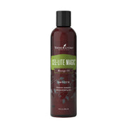 Young Living Cel-Lite Magic Massage Oil bottle promotes calm.