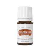 Young Living Cinnamon Bark Vitality bottle for premium culinary use.