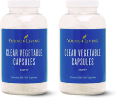 Young Living Clear Vegetable Capsules—vegan-friendly, non-GMO daily wellness capsules for dietary support
