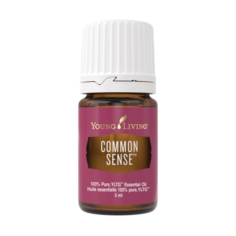Young Living Common Sense Essential Oil bottle showing the compact 5 ml packaging for on-the-go diffusion