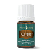 Young Living Deep Relief bottle on the go, ready for cooling relief after activities.