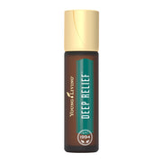 Young Living Deep Relief Roll-On bottle for on-the-go comfort.