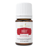 Young Living DiGize Vitality 5ml bottle focus on on-the-go digestive balance.