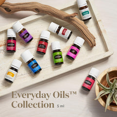 Young Living Everyday Oils diffuser scene for soothing aromatherapy