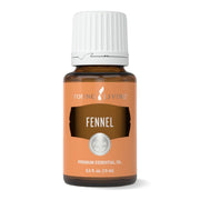 Young Living fennel essential oil bottle with vibrant anise aroma