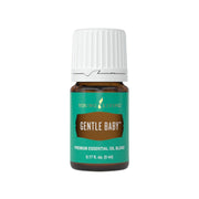 Young Living Gentle Baby bottle showing soothing aroma for mom and baby