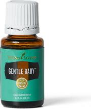 Young Living Gentle Baby bottle pour for a calming aroma during infant routines.
