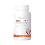 Young Living ImmuPro chewable tabs bottle front view for easy daily use